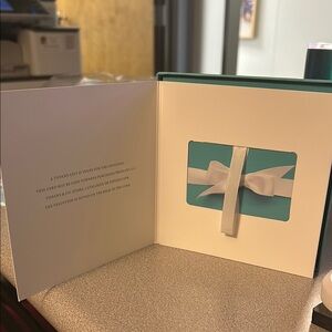 Tiffany & Co. $100 Gift Card with White Ribbon